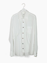 Sulvam SS25 String Double Collar Shirt