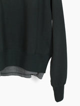 Jian Ye SS25 Masked Pullover Sweatshirt
