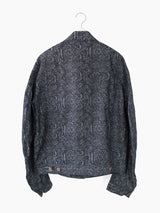 Kozaburo SS23 Snake Jacquard Tailored Sleeve Trucker