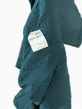 Kozaburo SS23 3D Embossed Snake Pattern Camp Collar Shirt