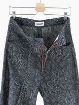 Kozaburo SS23 Snake Jacquard 3D Tailored Trousers