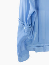 Soshiotsuki SS23 Sheer Cotton Voile Convertible Mechanic's Jacket