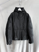 Dingyun Zhang AW25 Coated Fullzip Moto Hoodie