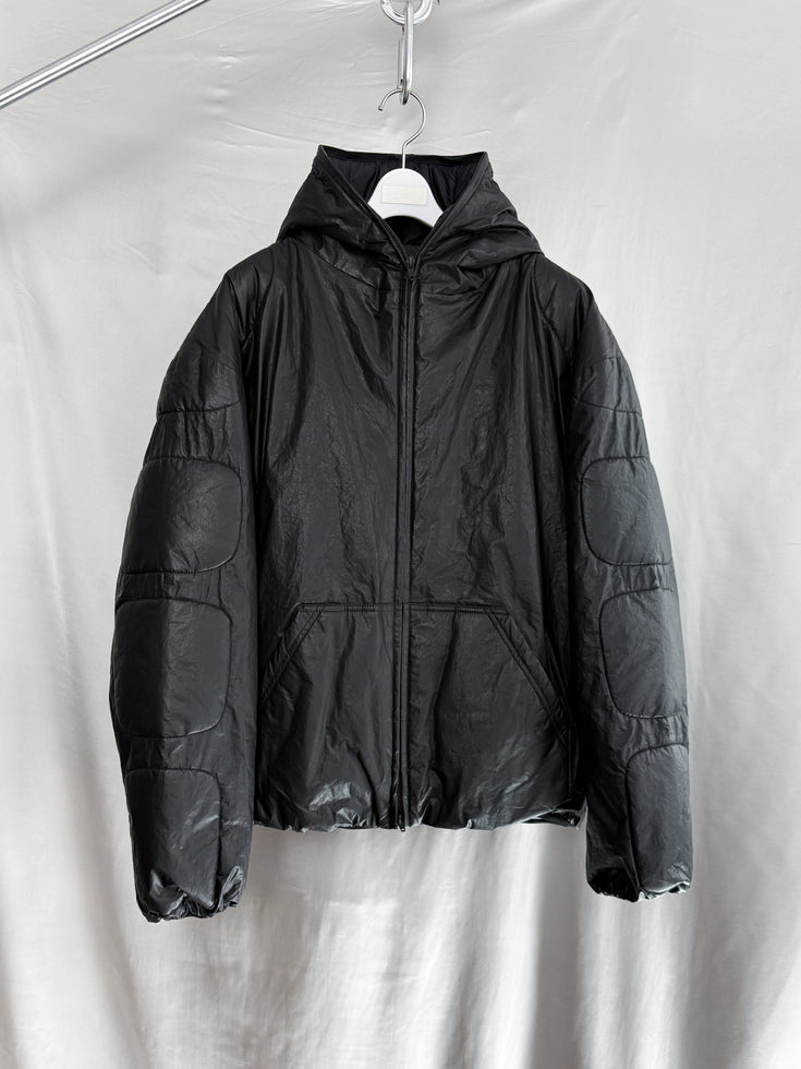 Dingyun Zhang AW25 Coated Fullzip Moto Hoodie