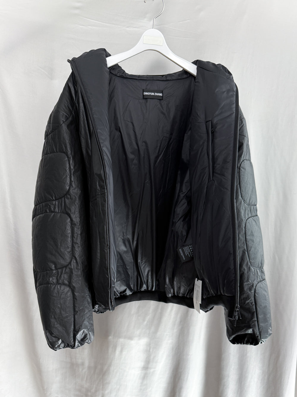 Dingyun Zhang AW25 Coated Fullzip Moto Hoodie