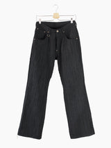 Soshiotsuki SS23 'Tire' Sakiori Jeans