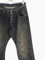 Soshiotsuki SS23 Flared Painter Denim