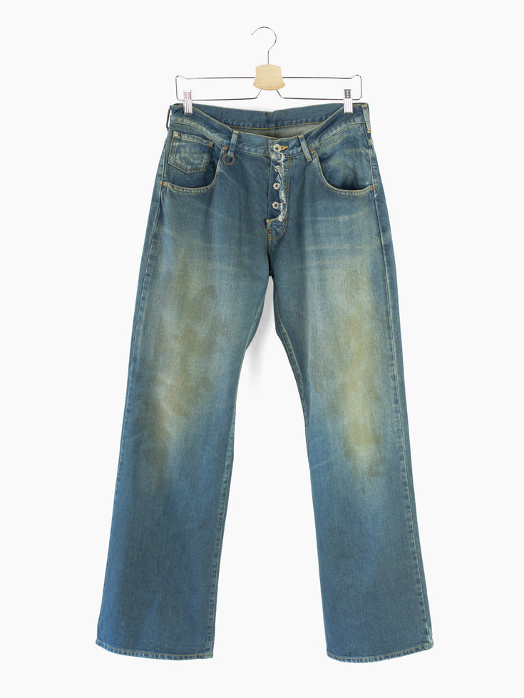 Soshiotsuki SS23 Flared Painter Denim