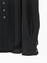 Kozaburo AW23 Scallop Placket Slim-Fit Snap Shirt