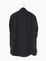 Kozaburo AW23 Scallop Placket Slim-Fit Snap Shirt