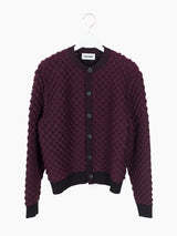 Kozaburo AW23 Scale Knit Button Cardigan