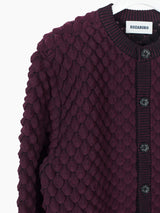 Kozaburo AW23 Scale Knit Button Cardigan