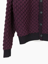 Kozaburo AW23 Scale Knit Button Cardigan