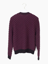 Kozaburo AW23 Scale Knit Button Cardigan