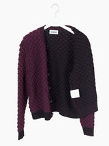 Kozaburo AW23 Scale Knit Button Cardigan