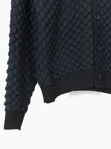 Kozaburo AW23 Scale Knit Button Cardigan