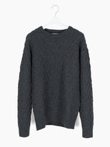 Kozaburo AW23 Cable Knit Wool Sweater