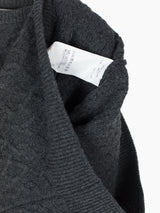 Kozaburo AW23 Cable Knit Wool Sweater