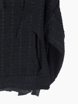 Sulvam AW23 Houndstooth Over Blouson