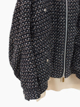 Sulvam AW23 Chanel Tweed Chore Blouson