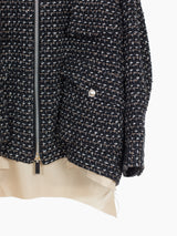 Sulvam AW23 Chanel Tweed Chore Blouson