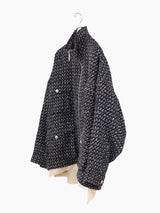 Sulvam AW23 Chanel Tweed Chore Blouson