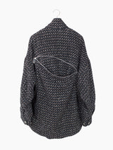 Sulvam AW23 Chanel Tweed Chore Blouson