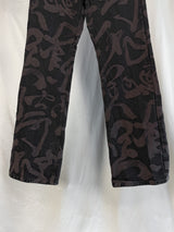 Kozaburo FW25 Dapper Jeans Brown Calligracamo