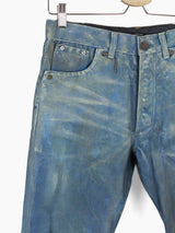 Les Six AW23 Hand Painted Wool Denim Jeans