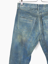 Les Six AW23 Hand Painted Wool Denim Jeans