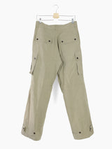 Les Six AW23 Waxed Cargo Pants