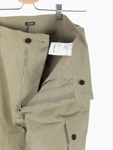 Les Six AW23 Waxed Cargo Pants