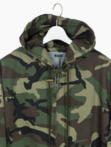 Les Six SS24 Camo Zip Hoodie