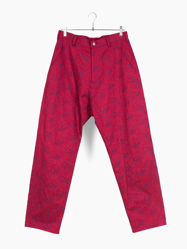 Sulvam SS24 Embroidered Work Pants