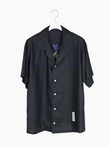 Sulvam x Kozaburo SS24 Embroidered Camp Collar Shirt