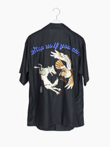 Sulvam x Kozaburo SS24 Embroidered Camp Collar Shirt