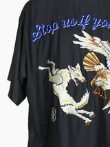 Sulvam x Kozaburo SS24 Embroidered Camp Collar Shirt