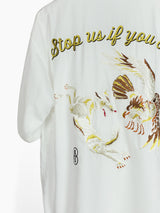 Sulvam x Kozaburo SS24 Embroidered Camp Collar Shirt