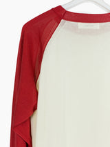 Sulvam SS24 Knit Raglan Sweater Tee