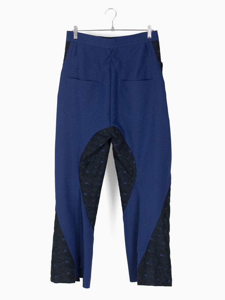 Kozaburo SS24 Wave Embroidery Dexter Pants