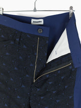 Kozaburo SS24 Wave Embroidery Dexter Pants