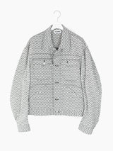 Kozaburo SS24 Oversized Sashiko Trucker Jacket