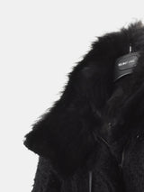 Helmut Lang AW00 Angora Astro Biker Parka