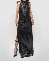 Helmut Lang AW99 Sequined Bondage Astro Gown