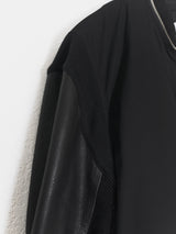 Undercover AW11 Mirror Leather Sleeve Ma-1 Bomber