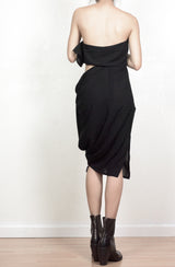 Junya Watanabe Draped Deformation Tube Top Dress