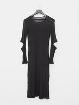 Helmut Lang AW96 Sheer Slashed Elbow Dress