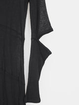 Helmut Lang AW96 Sheer Slashed Elbow Dress