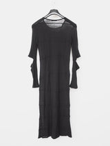 Helmut Lang AW96 Sheer Slashed Elbow Dress