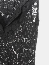 Helmut Lang SS96 Hooded Floral Lace Dress